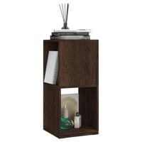 Draaikast 34,5x34,5x147,5 cm spaanplaat gerookt eiken - thumbnail