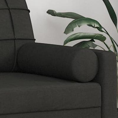 VidaXL Sierkussens 2 st 15x50 cm stof zwart