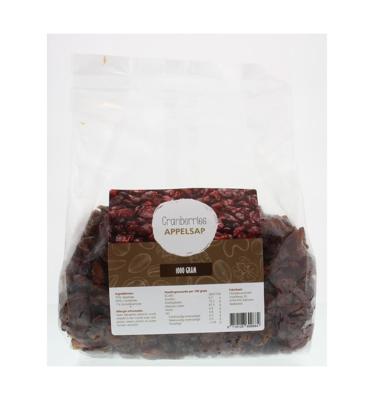 MijnNatuurwinkel Cranberries gezoet met appeldiksap 1 Kilogram