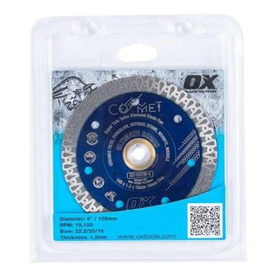 OX Ultimate Diamantschijf - Comet 125mm OX Ultimate Diamantschijf - Comet 125mm