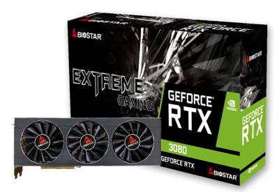 BIOSTAR GeForce RTX 3080 10GB grafische kaart (VN3816RMT3)