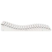 Ligbed 205x110x31,5 cm massief grenenhout wit - thumbnail