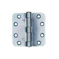 4tecx Ongelagerd scharnier 89x89x2,4mm verzinkt RD - thumbnail