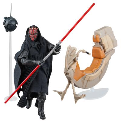 Star Wars Episode I Black Series Vehicle with Action Figure Darth Maul & Sith Speeder 25th Anniversary