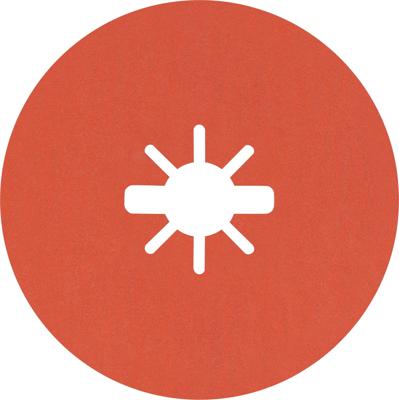 Bosch Accessories 2608621821 Fiberschijf Diameter 115 mm Boordiameter 22.23 mm 25 stuk(s)