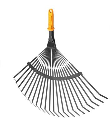 Fiskars OneClick Metalen Waaierhark voor bladeren - 1080675