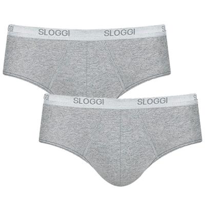 2-pak Basic Midi heren slips - Heup slips mannen - Katoenen onderbroek - heren ondergoed