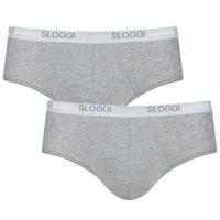 2-pak Basic Midi heren slips - Heup slips mannen - Katoenen onderbroek - heren ondergoed - thumbnail