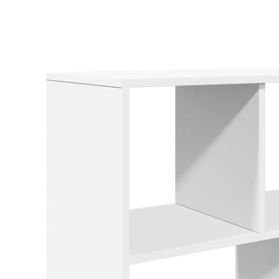Boekenkast 100x33x187,5 cm bewerkt hout wit