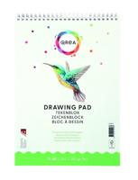 Tekenblok qrea a4 24vel 160gr spiraal | 5 stuks - thumbnail