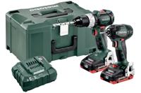 Metabo Accu Combo Set 2.1.12: SB 18LT BL+SSD 18 LTX 200 BL | 18 V | 2 x LiHD 4.0 Ah, ASC 55 | In Metabox - 685124000 - thumbnail