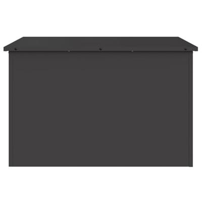 VidaXL Buitenopslagdoos zwart 80 x 50,5 x 50 cm staal VidaXL Buitenopslagdoos zwart 80 x 50,5 x 50 cm staal