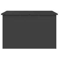 Buitenopslagdoos Zwart 80 x 50.5 x 50 cm Koudgewalst staal - thumbnail