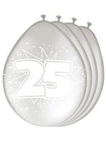 Ballonnen zilver 25 jaar - thumbnail