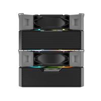 Montech nx600 argb cpu-koeler (zwart) - thumbnail