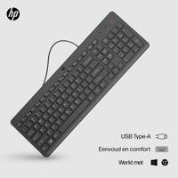 Toetsenbord HP 150 Zwart Qwerty Spaans - thumbnail