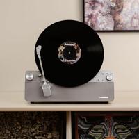 Volautomatische verticale platenspeler met ingebouwde luidsprekers en Bluetooth® Silver - thumbnail