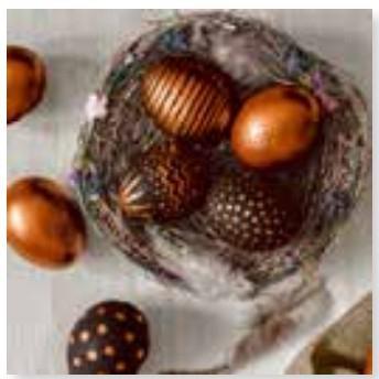 Duni servetten golden nest 33x33cm