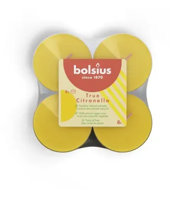 Bolsius True Citronella Maxi theelichten