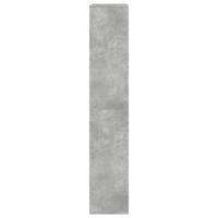 Kamerscherm 100x33x175 cm bewerkt hout betongrijs - thumbnail