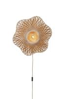 GOOD&MOJO Wandlamp 'Madura' Bamboe, 60cm, kleur Naturel/Bruin - thumbnail