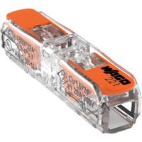 WAGO 221-2411 Verbindingsklem Flexibel: 0.14-4 mm² Massief: 0.2-4 mm² Aantal polen: 1 1 stuk(s) Transparant, Oranje - thumbnail