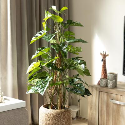 Monstera kunstplant Deluxe klimplant 120cm