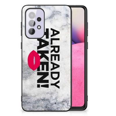 Samsung Galaxy A33 5G | Telefoon Hoesje | met tekst Already Taken White