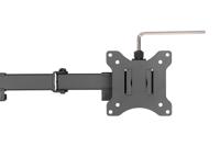 Digitus DA-90401 Monitor-tafelbeugel Aantal monteerbare displays: 2 Display(s) 38,1 cm (15) - 81,3 cm (32) Zwart, Zwart (mat) Draaibaar, In hoogte verstelbaar, - thumbnail