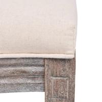 Eetkamerstoelen linnen 4 st - thumbnail