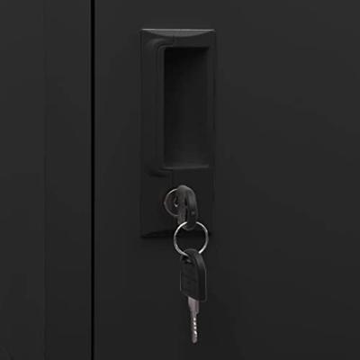 Zadelkast 53x53x140 cm staal antracietkleurig Zadelkast 53x53x140 cm staal antracietkleurig