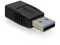 Delock USB 2.0 Adapter [1x USB-A 2.0 stekker - 1x USB 2.0 bus A] 65174 - thumbnail