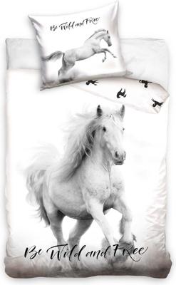 Animal Pictures Dekbedovertrek Paard wit - 140 x 200 cm - Katoen