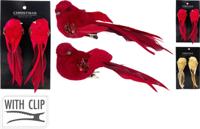 Vogel op clip 14 cm set2 2ass II Nampook - Nampook - thumbnail