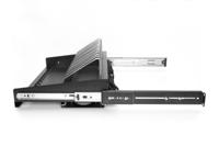Digitus DN-97665 19 inch Apparaatbodem voor patchkast 1 HE Uittrekbaar, Variabele bevestigingsrails Geschikt voor kastdiepte: vanaf 450 mm Zwart, Zwart (RAL - thumbnail