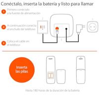 Huistelefoon Gigaset AS690 Zwart - thumbnail