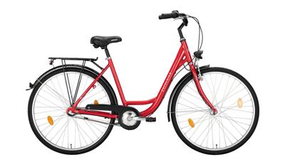 EXCELSIOR stadsfiets "road cruiser alu nd" (#1) bike excels.road cruiser alu nd 28/46 3sp cb red