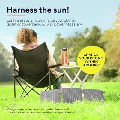 Trust Zuny opvouwbaar zonnepaneel, ideaal voor het opladen van smartphones en tablets, 20 W Trust Zuny opvouwbaar zonnepaneel, ideaal voor het opladen van smartphones en tablets, 20 W