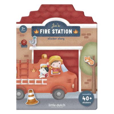 Little Dutch stickervellen jim's brandweer