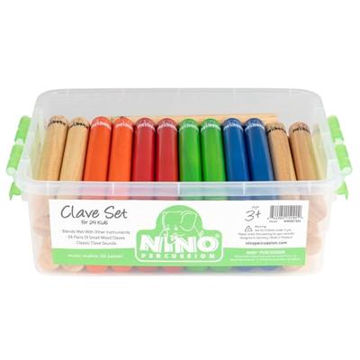 Nino Percussion Claves Box Set 24-delige percussieset