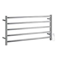 Elektrische Handdoekradiator Smedbo Dry Wide 100x48 cm 90W RVS Glans - thumbnail