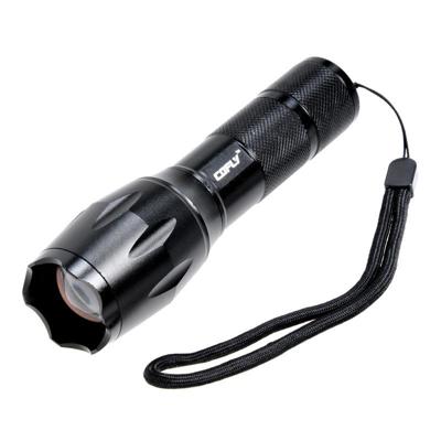 KX-F108 Zoom bolle Lens zaklamp Cree T6 LED 5-Mode 900LM witte Light(Black)
