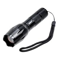 KX-F108 Zoom bolle Lens zaklamp Cree T6 LED 5-Mode 900LM witte Light(Black) - thumbnail
