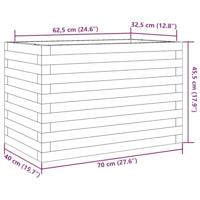 VidaXL Plantenbak 70x40x45,5 cm geïmpregneerd grenenhout - thumbnail
