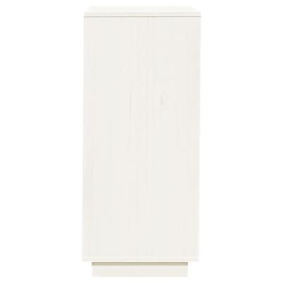 VidaXL Schoenenkast 35x35x80 cm massief grenenhout wit