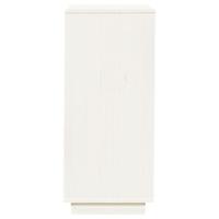 VidaXL Schoenenkast 35x35x80 cm massief grenenhout wit - thumbnail