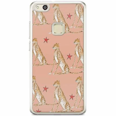 Huawei P10 Lite siliconen hoesje - Cheetah print