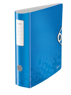 Leitz Ordner 1106 Active WOW DIN A4 Rugbreedte: 82 mm IJsblauw (metallic) 2 beugels 1106-00-36 - thumbnail