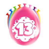 Party Ballonnen 13 Jaar (8st) - thumbnail