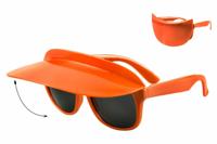 Oranje Bril met Zonneklep - thumbnail